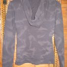 BUFFALO plunging V-neck pull over with hood