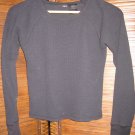 Black long sleeve thermal look   S