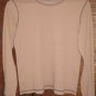 COFFEE TALK Long sleeved light brown shirt  M