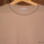 COFFEE TALK Long sleeved light brown shirt  M