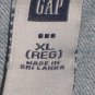 GAP denim jacket with embroidered flowers  XL