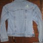 GAP denim jacket with embroidered flowers  XL