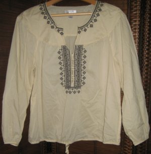 Anne Taylor Loft Peasant style shirt