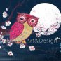 Moonlight Owl Customizable Laptop Skin