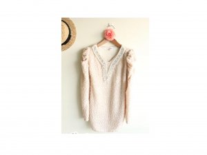 Pink with blinking pearl Top