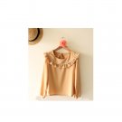 Bronze Top with Butterfly Neckline