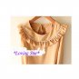 Bronze Top with Butterfly Neckline