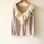 Lace Neckline Top