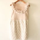 Lace Pink One Piece Dress
