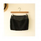 Black Feather Skirt