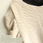 Black & Almond Puff Sleeves