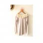 Lace Neckline Top