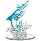 Spun-Glass Dolphin Figurine