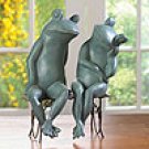 Flirting Garden Frogs
