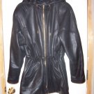 Valerie Stevens SZ Med Women's Genuine Black Leather Coat