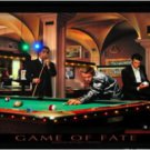 "Game of Fate" Nostalgic Framed LED Light Enhanced Wall Art
