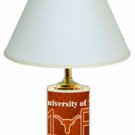 The University of Texas Longhorns License Plate Table Lamp w/ White Shade