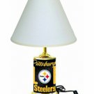 Pittsburgh Steelers License Plate Lamp w/White Shade