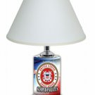 US Coast Guard License Plate Lamp with White Shade
