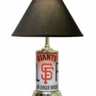 San Francisco Giants License Plate Lamp with Black Shade