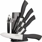 BenchMark Ceramic Kitchen Knife Set w/ Stand