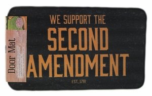 We Support the Second Amendment Door Mat
