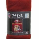 San Francisco 49ers Fleece Blanket 50" x 60"