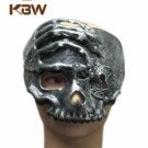 KBW Dead Pirate Party Mask- Silver and Black