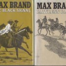 Lawless Land MAX BRAND Silver Star Western Book DJ