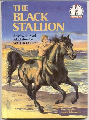 BLACK STALLION Walter Farley HORSE STORY Early Easy Basic Reader I CAN READ 1*HB