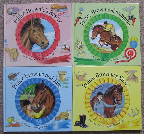 4Bk Lot Prince Brownie HORSE RIDING Show Jumping RACING Equestrian PONY Jane Wardle HB