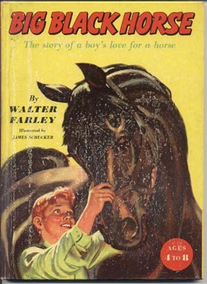 Big Black Stallion HORSE~Early Reader~Walter Farley~HB