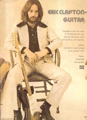 RARE Eric Clapton Guitar PIANO Guitar LYRICS SongBook