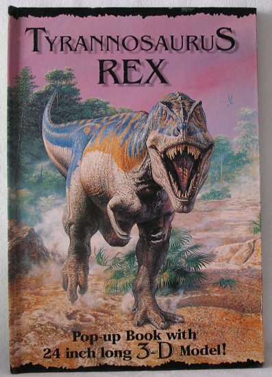 Tyrannosaurus T Rex Pop-Up 3D 3-D DINOSAUR David Hawcock~HB