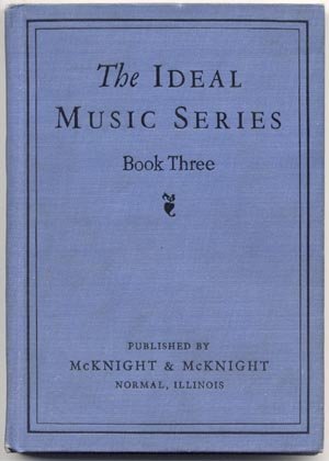 Ideal Music Series Book 3 Three ANTIQUE Vocal Sight Reading MCKNIGHT F.W. Westhoff 1927 HB