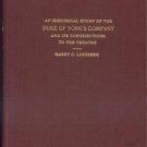 Historical Study Duke of York Company THEATRE CONTRIBUTIONS Harry Lindberg Thesis HB