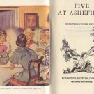 FIVE AT ASHEFIELD Christine Noble Govan KID MYSTERY Rare 1st EDITION 1935 HB