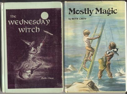MOSTLY MAGIC Witch Cat WIZARD Ruth Chew RARE 1st HB DJ
