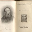 HEARTSEASE & RUE James Russell Lowell POEMS Poetry 1888 1st HB