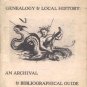 Genealogy & Local History RARE Antique Archival & Bibliographical Guide Book JAMES SWEET