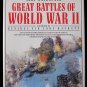 GREAT Battles of World War II WWII 3D 3-D Europe to Pacific COLOR MAPS John MacDonald 1st DJ