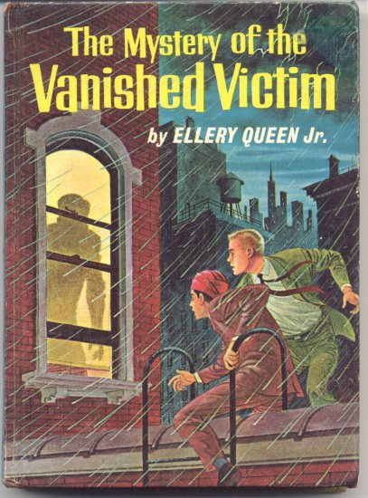 Mystery of the Vanished Victim SERIES Ellery Queen Jr 1st EDITION Picture Cover HB