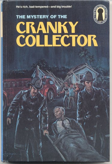 3 THREE INVESTIGATORS #43 Mystery of the Cranky Collector M. V. CAREY Robert Arthur 1st EDITION HB