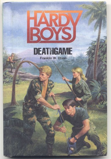 HARDY BOYS CASEFILES SERIES Deathgame KID MYSTERY Franklin Dixon SURVIVAL CAMP 1987 HB