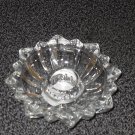 Glass candle holder
