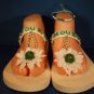 Personalized Hand Crafted Flip Flops
