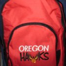 RED 3 ZIPPER OREGON HAWK BACKPACK