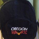Black 3 Zipper Oregon Hawk Backpack