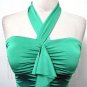 $8.00 PER PIECE; 6 dresses in a PACKET; Ruffle Halter Dress* (Sea Green)- 2s,1m,2L