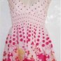 $6.00 PER PIECE, 6 dresses in a PACKET, Babydoll Pink Flower Dress, ONE packet has 2s,2m,2L